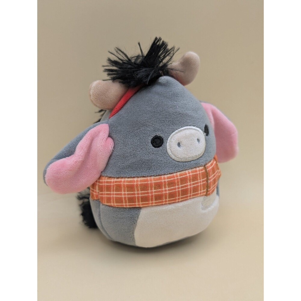 Squishmallows Mini Gray Jason the Donkey Plush Stuffed Animal 5in.